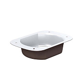 Воронка выпускная 76*102 (ПЛД-02-8017-ОН) коричн (фото)