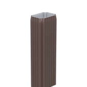 Труба водост Металлпрофиль 76*102*3000 ПЭ-01 кор (фото)