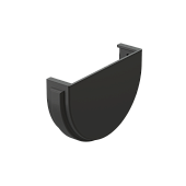 Docke PREMIUM Заглушка желоба (графит) (фото)