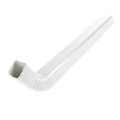 Труба водост с кол Бюджет ПЭ-01,76х102х3000мм 9003 (фото)