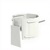 Держатель трубы D100 на кирпич ПЛД-02-0,6 9010 бел (фото)