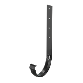 Docke Standard Кронштейн желоба металлический 120 мм*300 мм (Карбон) (фото)