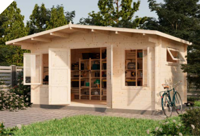 Хозблок 13 (Комфорт) - брус 44 мм	 (фото)