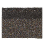 ТЕХНОНИКОЛЬ Гибкая черепица, коньково-карнизная, Коричнево- серый 4К4Е21-0527RUS (фото)