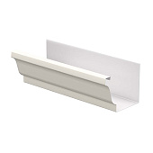 Желоб водосточный 120х86х3000 ПЭ-01 9003 Бюджет (фото)