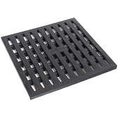 Решётка к дождеприёмнику (чёрная), 0,288*0,288*0,027м (фото)